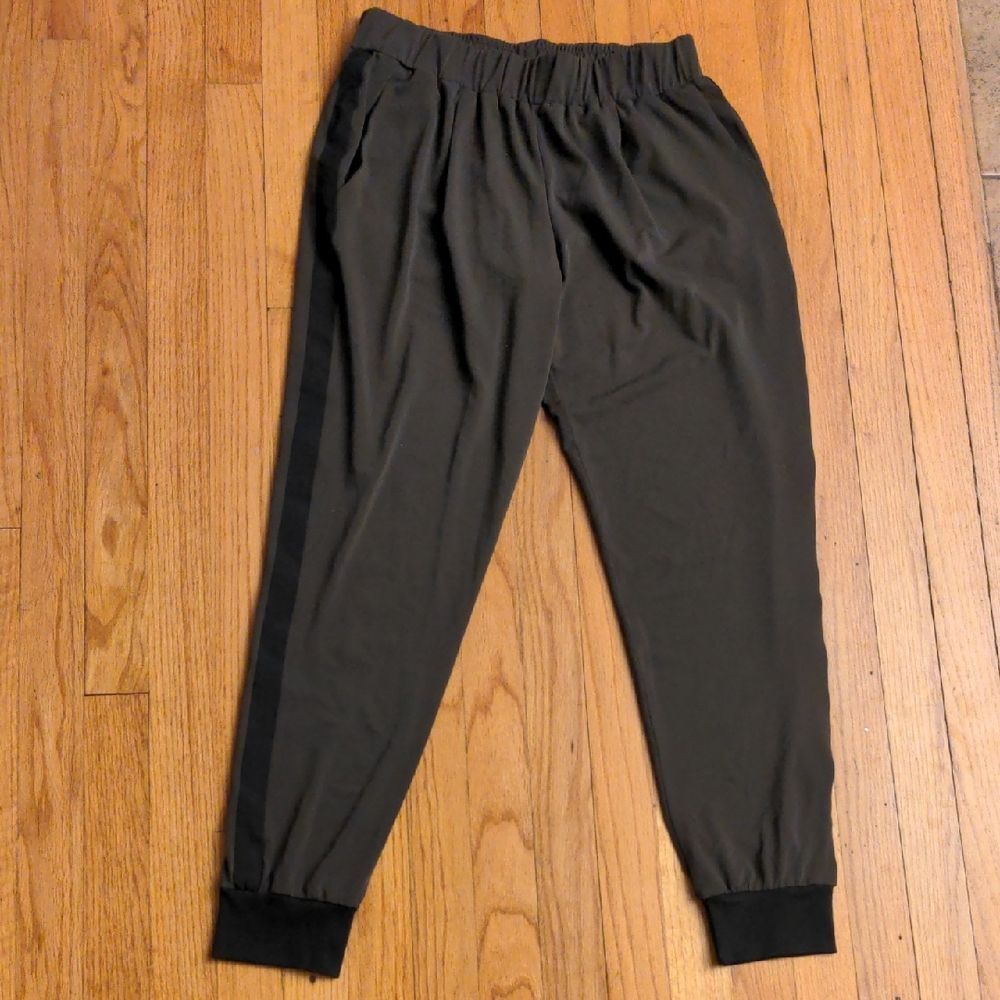 Wayf Army Green and Black Joggers